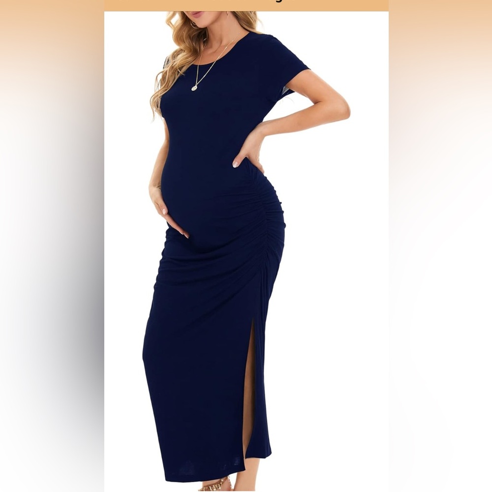 EUC Blue Maternity Dress